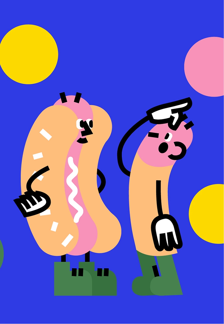 Illustration of the food for Stara Trznica